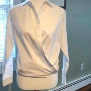 Vince convertible white button down. Size 4.